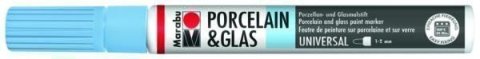 neuveden: Marabu Popisovač na sklo/porcelán 1-2 mm - světle modrý
