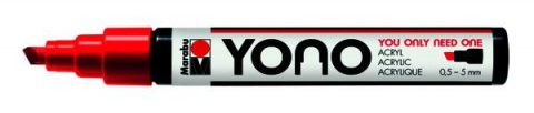 neuveden: Marabu YONO akrylový popisovač 0,5-5 mm - červený