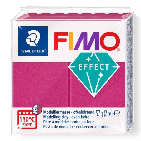 neuveden: FIMO efekt 57g - metalická červená