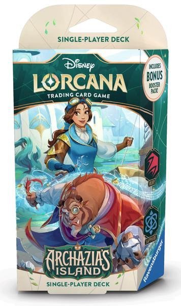 neuveden: Disney Lorcana: Archazia’s Island - Starter Deck Ruby  Sapphire