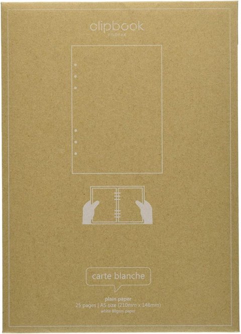 neuveden: Filofax kalendář nedatovaný rok 2 strany - rozkládací, oboustranný