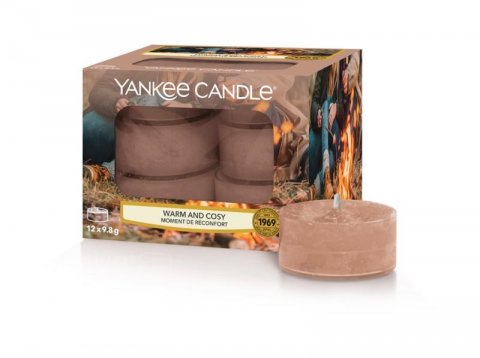neuveden: YANKEE CANDLE Warm & Cosy svíčka 9,8g čajová 12ks