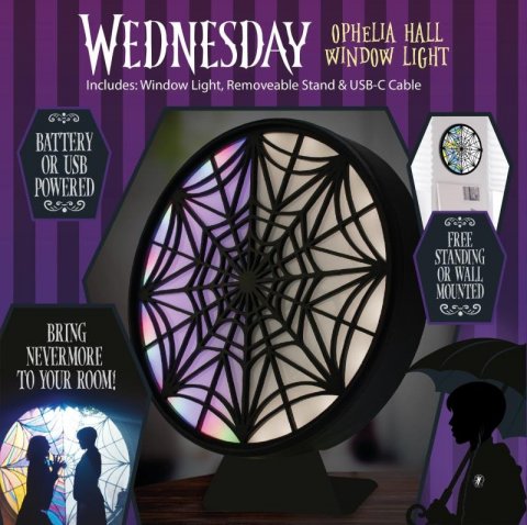 neuveden: Wednesday Světlo LED - Okno