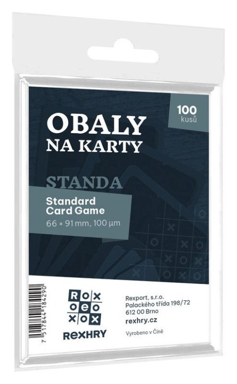 -: Obaly na karty: Standa (Standard Card Game) 66 x 91 mm