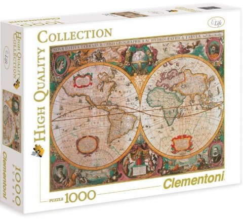 neuveden: Puzzle Mapa Antická 1000 dílků