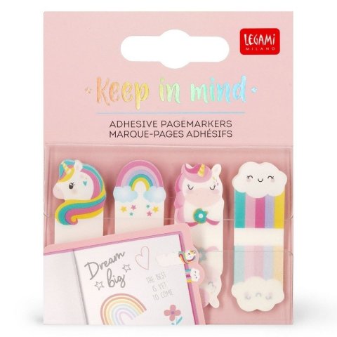 neuveden: Lepítka Legami Adhesive Keep In Mind - Unicorn