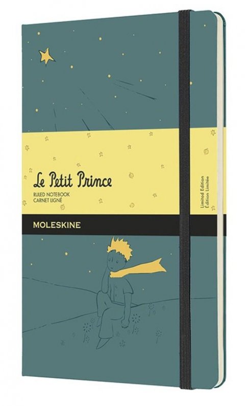 neuveden: Moleskine Malý princ zápisník zelený L, linkovaný