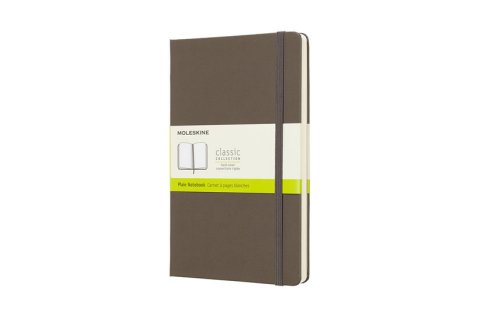 neuveden: Moleskine Zápisník hnědý L, čistý, tvrdý neuveden: Moleskine Zápisník hnědý L, čistý, tvrdý