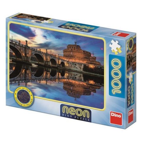 neuveden: Puzzle Andělský hrad 1000 dílků neon