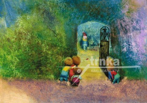 Trnka Jiří: Plakát Otevřená branka, Zahrada