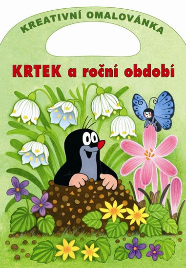 Miler Zdeněk: Krtek a roční období - Kreativní omalovánky A4 s výsekem Miler Zdeněk: Krtek a roční období - Kreativní omalovánky A4 s výsekem