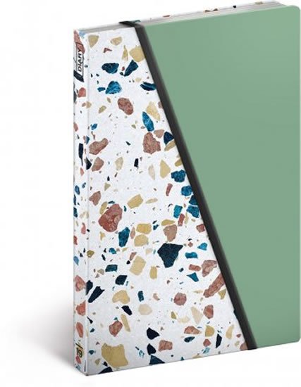 neuveden: Diář 2019 - Divided Terrazzo - týdenní, 13 x 21 cm