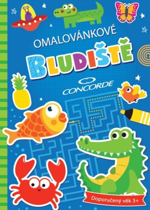 -: Omalovánkové bludiště