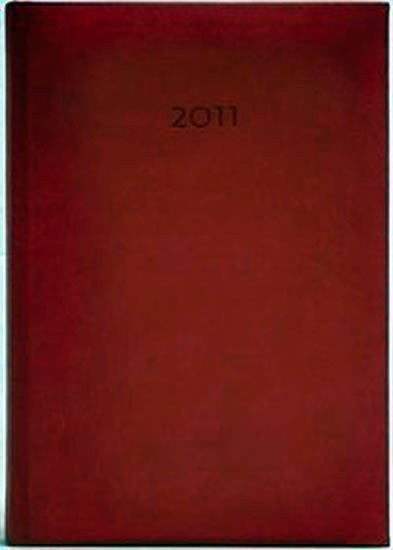 neuveden: Diář 2011 Print týdenní A5 - červená