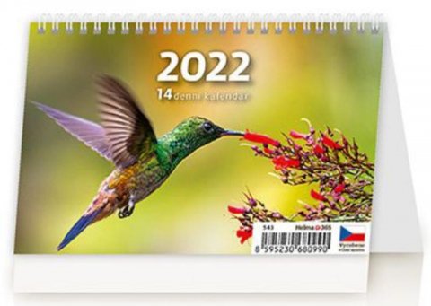 neuveden: Kalendář stolní 2022 - MINI 14denní kalendář