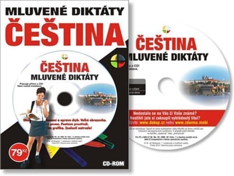 neuveden: Český jazyk – Mluvené diktáty – učivo ZŠ a SŠ - CD