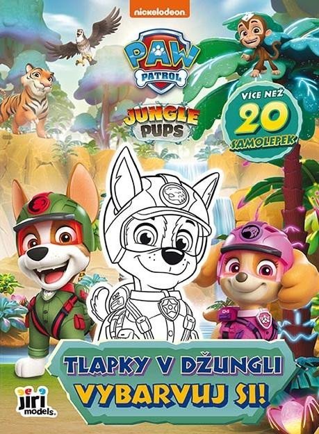neuveden: Vybarvuj si! Tlapková patrola Tlapky v džungli