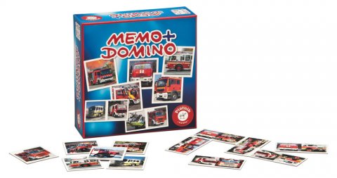 neuveden: Pexeso a Domino - Hasičská auta