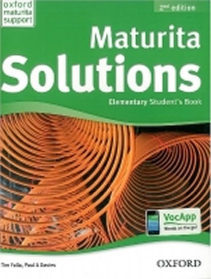 Falla Tim, Davies Paul A.: Maturita Solutions Elementary Student´s Book 2nd (CZEch Edition)