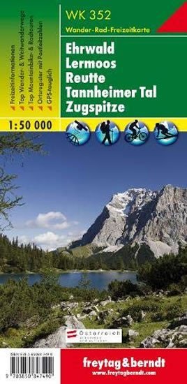 neuveden: WK 352 Ehrwald, Lermoos, Reutte, Tannheimer Tal 1:50 000 / turistická mapa neuveden: WK 352 Ehrwald, Lermoos, Reutte, Tannheimer Tal 1:50 000 / turistická mapa