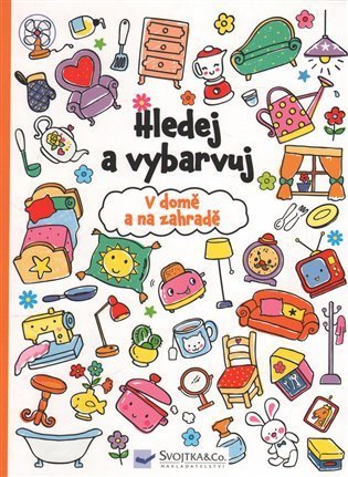 neuveden: Hledej a vybarvuj - V domě a na zahradě