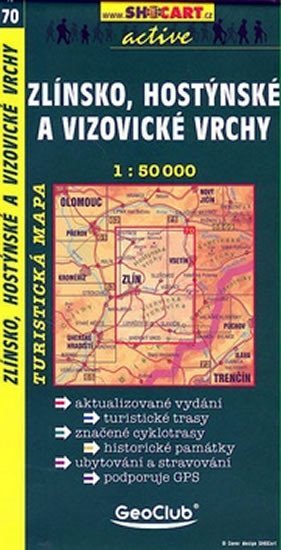 neuveden: SC 070 Zlínsko, Hostýnské a Vizovické vrchy 1:50 000