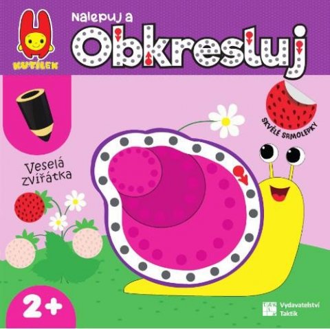 neuveden: Veselá zvířátka - Nalepuj a obkresluj