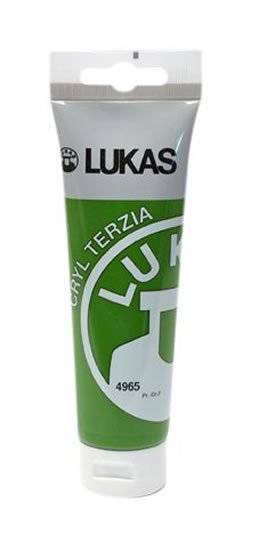 neuveden: LUKAS akrylová barva TERZIA - Sap green 125 ml