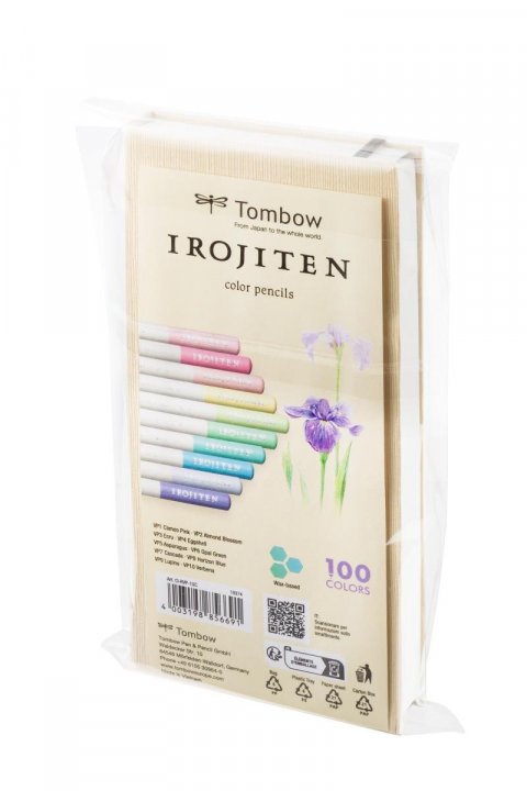 neuveden: Tombow Pastelky IROJITEN - set Very pale tone lll, 10 odstínů