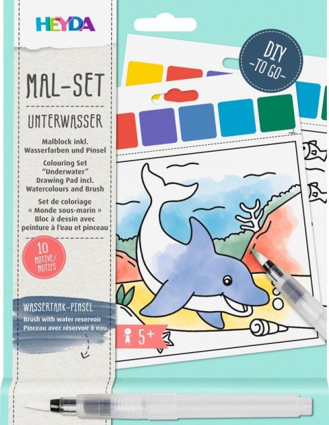 neuveden: HEYDA 10 omalovánek - vodní svět