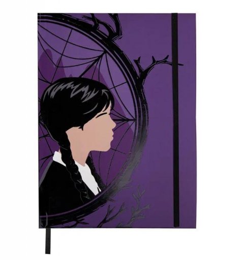 neuveden: Wednesday Zápisník s gumičkou - Wednesday and Enid