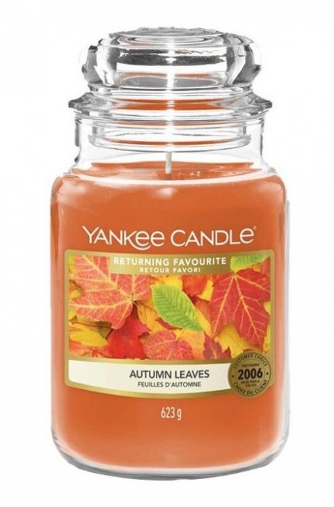 neuveden: YANKEE CANDLE Autumn Leaves svíčka 623g