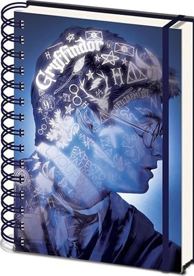 neuveden: Zápisník Harry Potter - 3D Portrait A5