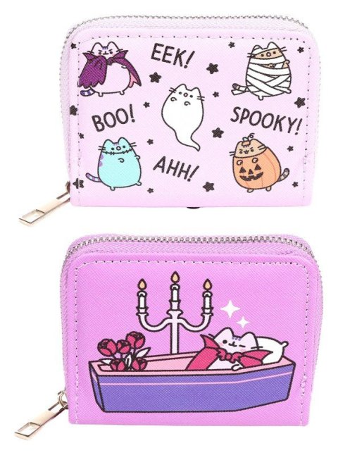 : Malá peněženka se zipem Pusheen kočka - Halloween