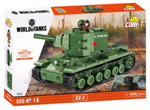 neuveden: Stavebnice COBI - WOT KV-2, 595 k, 1 f