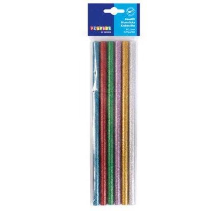 neuveden: Playbox Náplň do tavné pistole průměr 11 mm - třpytivé 6ks neuveden: Playbox Náplň do tavné pistole průměr 11 mm - třpytivé 6ks