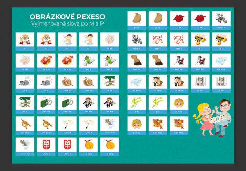 Staněk Martin: Pexeso: Vyjmenovaná slova M + P Staněk Martin: Pexeso: Vyjmenovaná slova M + P