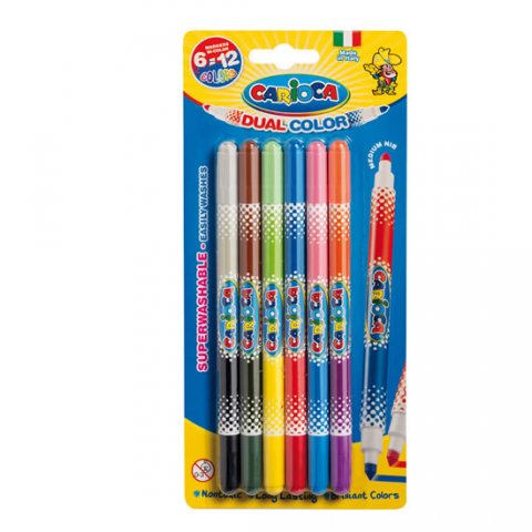 neuveden: CARIOCA oboustranné fixy BiColor sada 6ks neuveden: CARIOCA oboustranné fixy BiColor sada 6ks