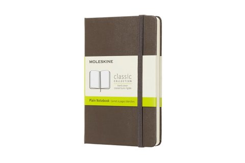 neuveden: Moleskine Zápisník hnědý S, čistý, tvrdý neuveden: Moleskine Zápisník hnědý S, čistý, tvrdý