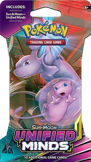 neuveden: Pokémon TCG: SM11 Unified Minds 1 Blister Booster