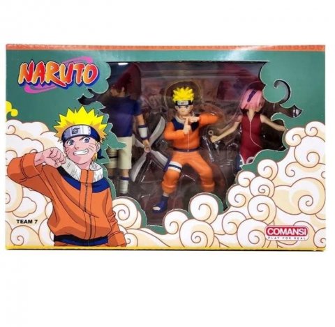neuveden: Naruto figurka - Set 3 ks (Comansi) neuveden: Naruto figurka - Set 3 ks (Comansi)