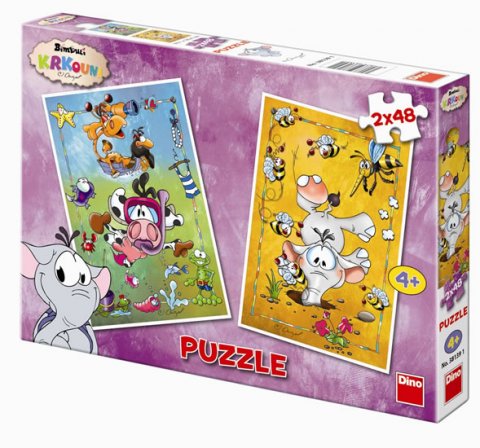 neuveden: Krkouni - Puzzle 2x48 neuveden: Krkouni - Puzzle 2x48