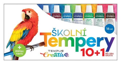 -: Barvy temperové 10+1 16ml