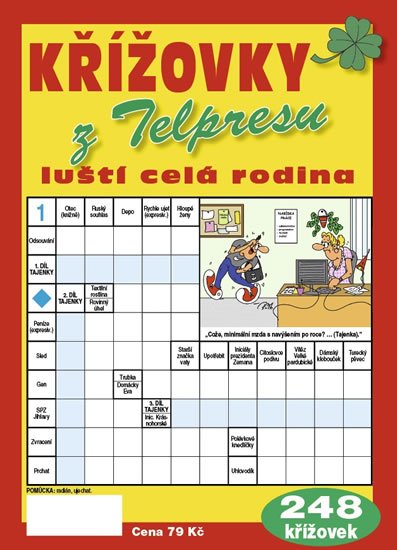 neuveden: Křížovky z Telpresu luští celá rodina - 248 křížovek 1/2019