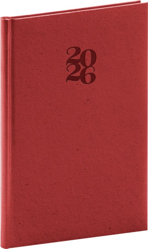 neuveden: Diář 2026: Essenza - Třešeň, týdenní, 15 x 21 cm neuveden: Diář 2026: Essenza - Třešeň, týdenní, 15 x 21 cm