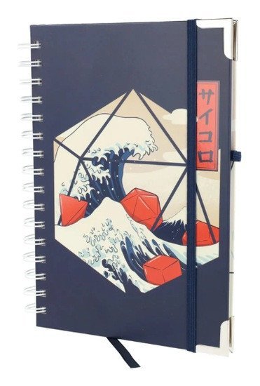 : Zápisník delux - Great Wave of Dice