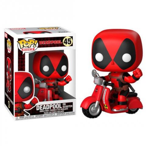 neuveden: Funko POP Rides: Marvel - Deadpool & Scooter