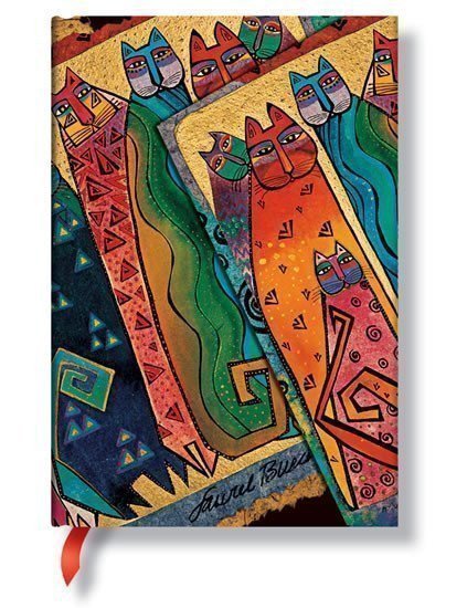 neuveden: Zápisník - Santa Fe Felines Wrap, mini 95x140