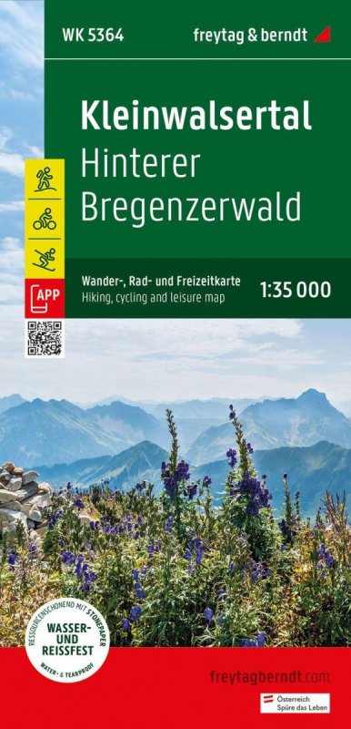 neuveden: Kleinwalsertal 1:35 000 / turistická, cyklistická a rekreační mapa