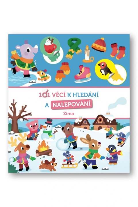 neuveden: 101 věcí k hledání a nalepování Zima